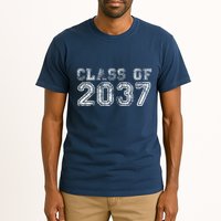 Class Of 2037 Grow With Me First Day Of School Graduation Tall T-Shirt