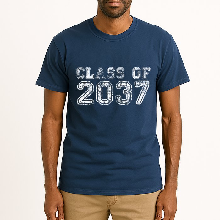 Class Of 2037 Grow With Me First Day Of School Graduation Tall T-Shirt