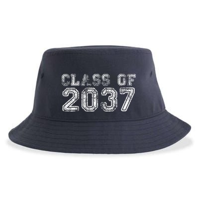 Class Of 2037 Grow With Me First Day Of School Graduation Sustainable Bucket Hat