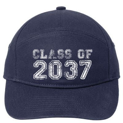 Class Of 2037 Grow With Me First Day Of School Graduation 7-Panel Snapback Hat