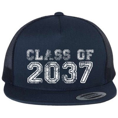 Class Of 2037 Grow With Me First Day Of School Graduation Flatbill Hat