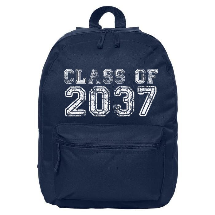 Class Of 2037 Grow With Me First Day Of School Graduation 16 in Basic Backpack