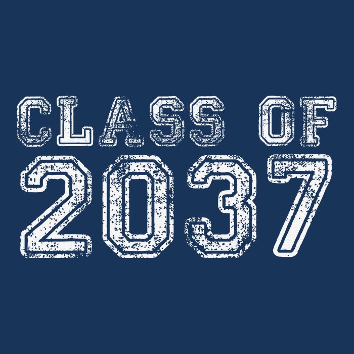 Class Of 2037 Grow With Me First Day Of School Graduation 16 in Basic Backpack