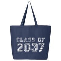 Class Of 2037 Grow With Me First Day Of School Graduation 25L Jumbo Tote