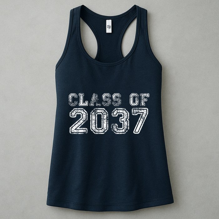 Class Of 2037 Grow With Me First Day Of School Graduation Womens Tank Top