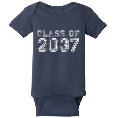 Class Of 2037 Grow With Me First Day Of School Graduation Baby Bodysuit