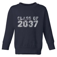 Class Of 2037 Grow With Me First Day Of School Graduation Toddler Sweatshirt