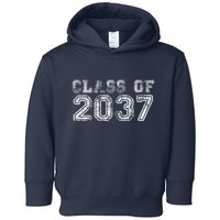 Class Of 2037 Grow With Me First Day Of School Graduation Toddler Hoodie