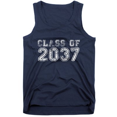 Class Of 2037 Grow With Me First Day Of School Graduation Tank Top
