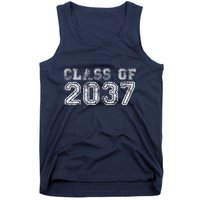 Class Of 2037 Grow With Me First Day Of School Graduation Tank Top