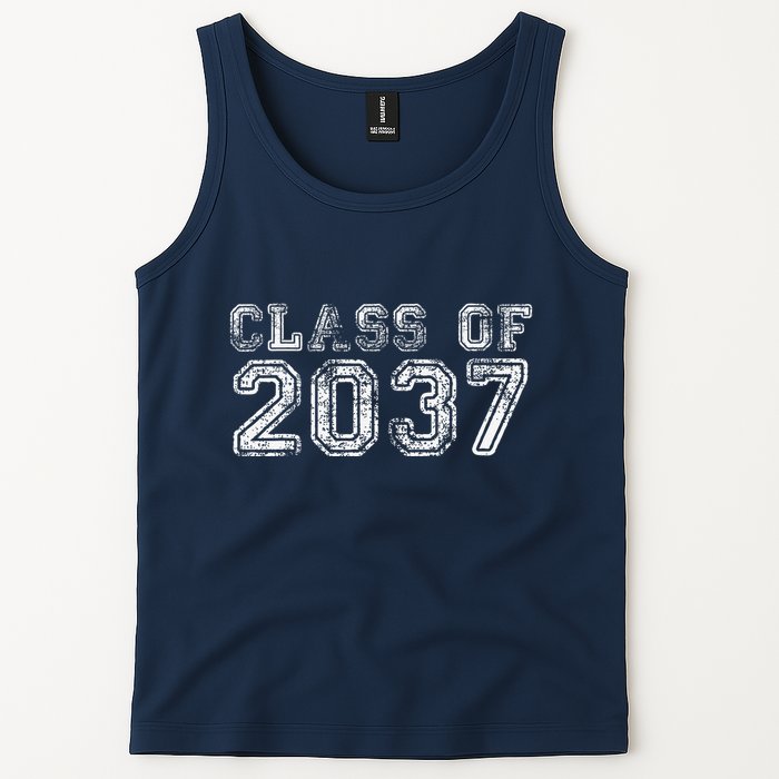 Class Of 2037 Grow With Me First Day Of School Graduation Tank Top