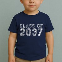 Class Of 2037 Grow With Me First Day Of School Graduation Toddler T-Shirt