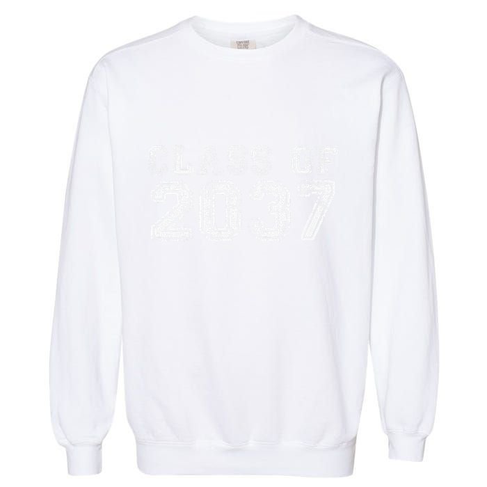 Class Of 2037 Grow With Me First Day Of School Graduation Garment-Dyed Sweatshirt