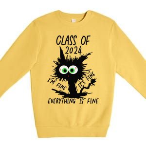 Class Of 2024 Funny Cute Premium Crewneck Sweatshirt