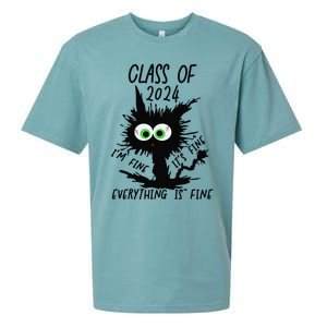 Class Of 2024 Funny Cute Sueded Cloud Jersey T-Shirt