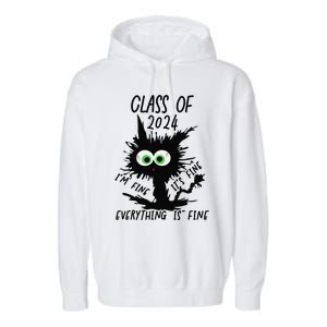 Class Of 2024 Funny Cute Garment-Dyed Fleece Hoodie