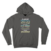 Class Of 2030 Gaming 6th Grade Level Unlocked Back To School Hoodie