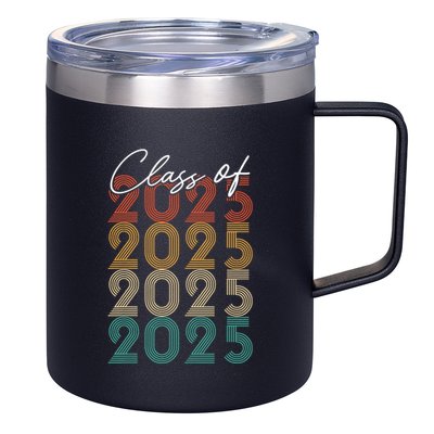 Class Of 2025 Vintage Senior 2025 12oz Stainless Steel Coffee Mug