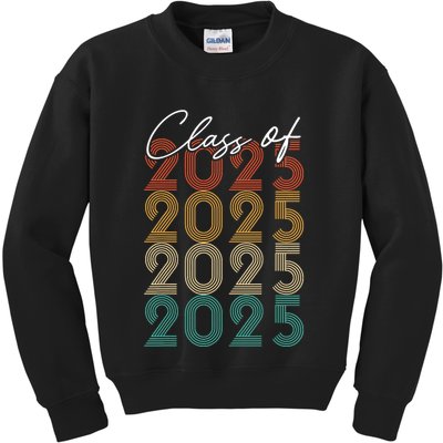 Class Of 2025 Vintage Senior 2025 Kids Sweatshirt