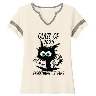 Class Of 2025 Ladies Halftime Notch Neck Tee