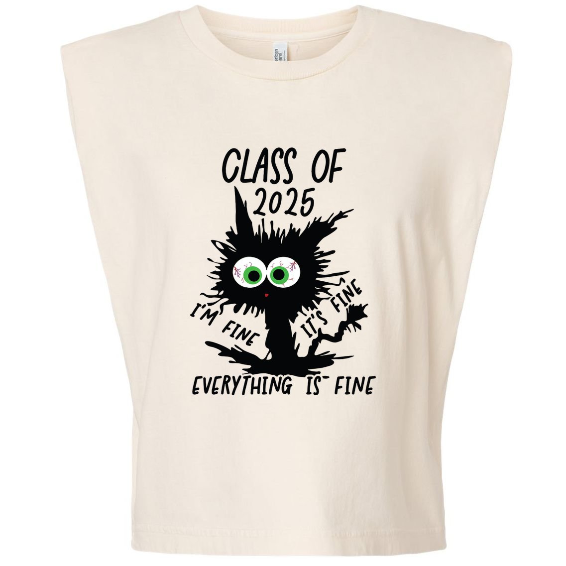 Class Of 2025 Garment-Dyed Women's Muscle Tee