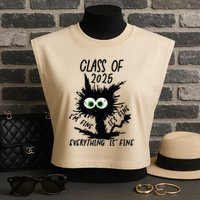 Class Of 2025 Garment-Dyed Women's Muscle Tee