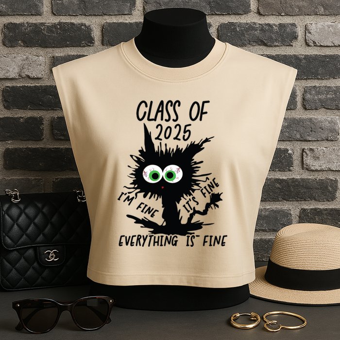 Class Of 2025 Garment-Dyed Women's Muscle Tee