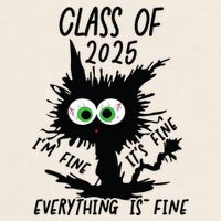 Class Of 2025 Garment-Dyed Women's Muscle Tee