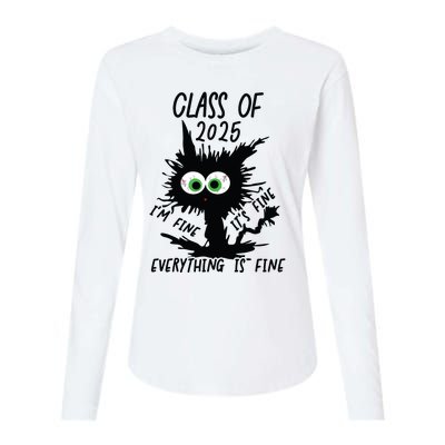 Class Of 2025 Womens Cotton Relaxed Long Sleeve T-Shirt