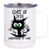 Class Of 2025 12 oz Stainless Steel Tumbler Cup