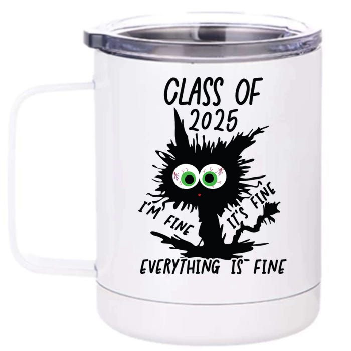 Class Of 2025 12 oz Stainless Steel Tumbler Cup