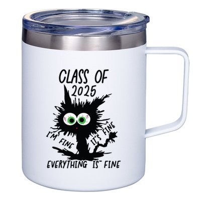 Class Of 2025 12oz Stainless Steel Coffee Mug