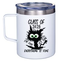 Class Of 2025 12oz Stainless Steel Coffee Mug