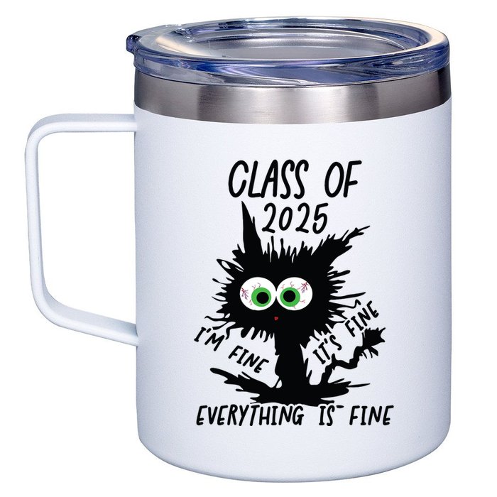 Class Of 2025 12oz Stainless Steel Coffee Mug