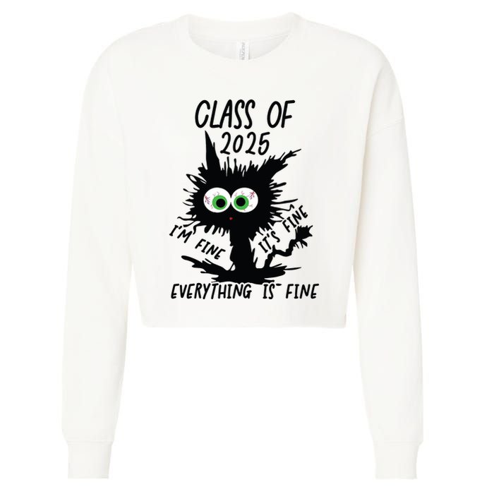Class Of 2025 Cropped Pullover Crew