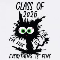 Class Of 2025 Cropped Pullover Crew