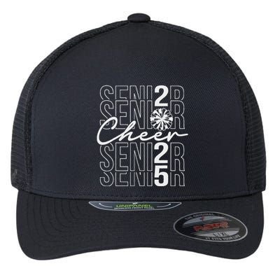 Class Of 2025 Senior Year Cheer Mom Senior 2025 Flexfit Unipanel Trucker Cap