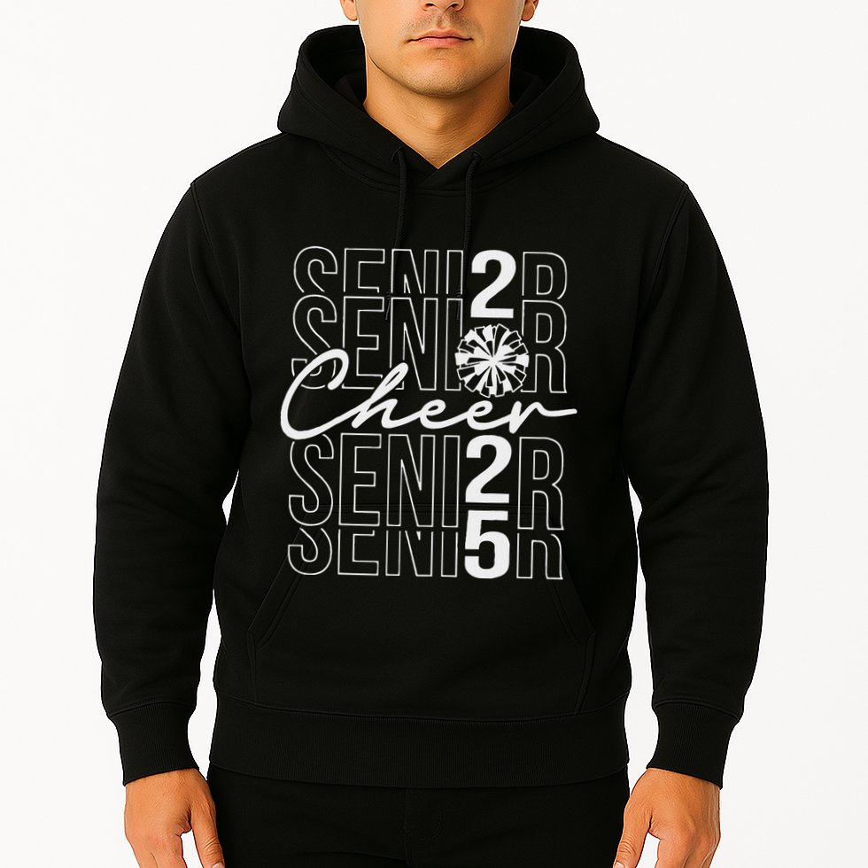 Class Of 2025 Senior Year Cheer Mom Senior 2025 Hoodie