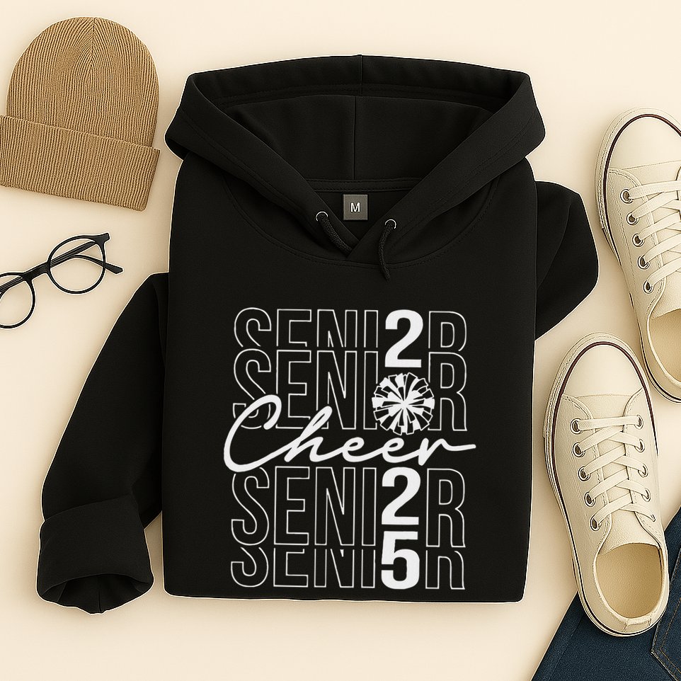 Class Of 2025 Senior Year Cheer Mom Senior 2025 Hoodie