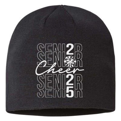 Class Of 2025 Senior Year Cheer Mom Senior 2025 Sustainable Beanie