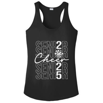 Class Of 2025 Senior Year Cheer Mom Senior 2025 Ladies PosiCharge Competitor Racerback Tank