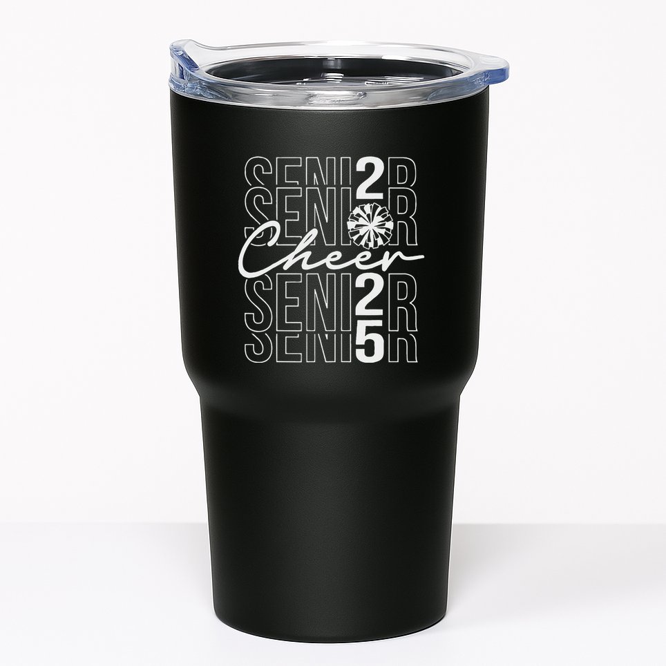 Class Of 2025 Senior Year Cheer Mom Senior 2025 Tumbler