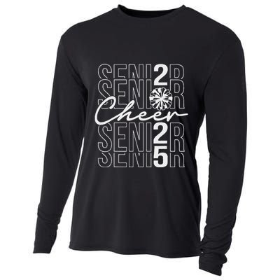 Class Of 2025 Senior Year Cheer Mom Senior 2025 Cooling Performance Long Sleeve Crew