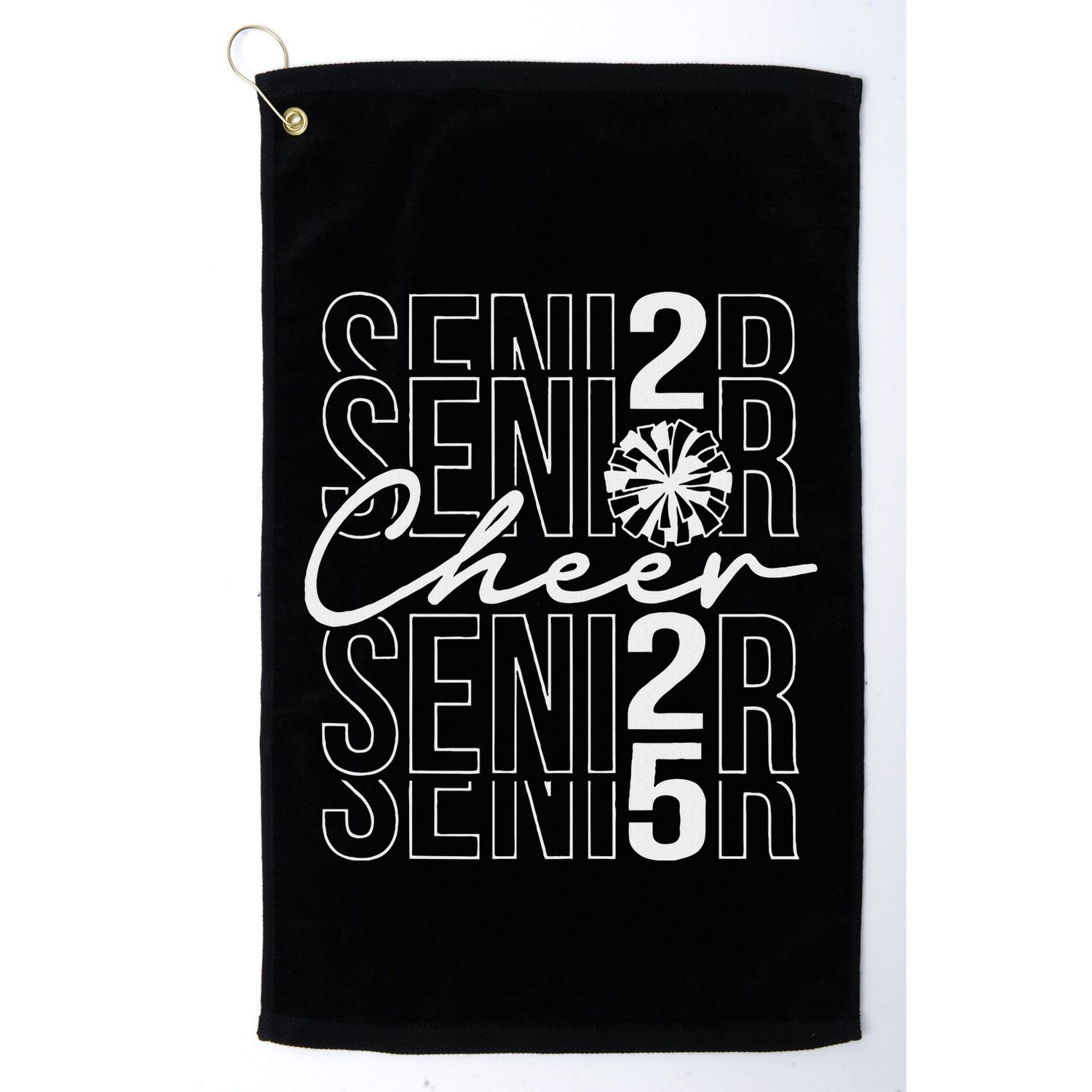Class Of 2025 Senior Year Cheer Mom Senior 2025 Golf Towel
