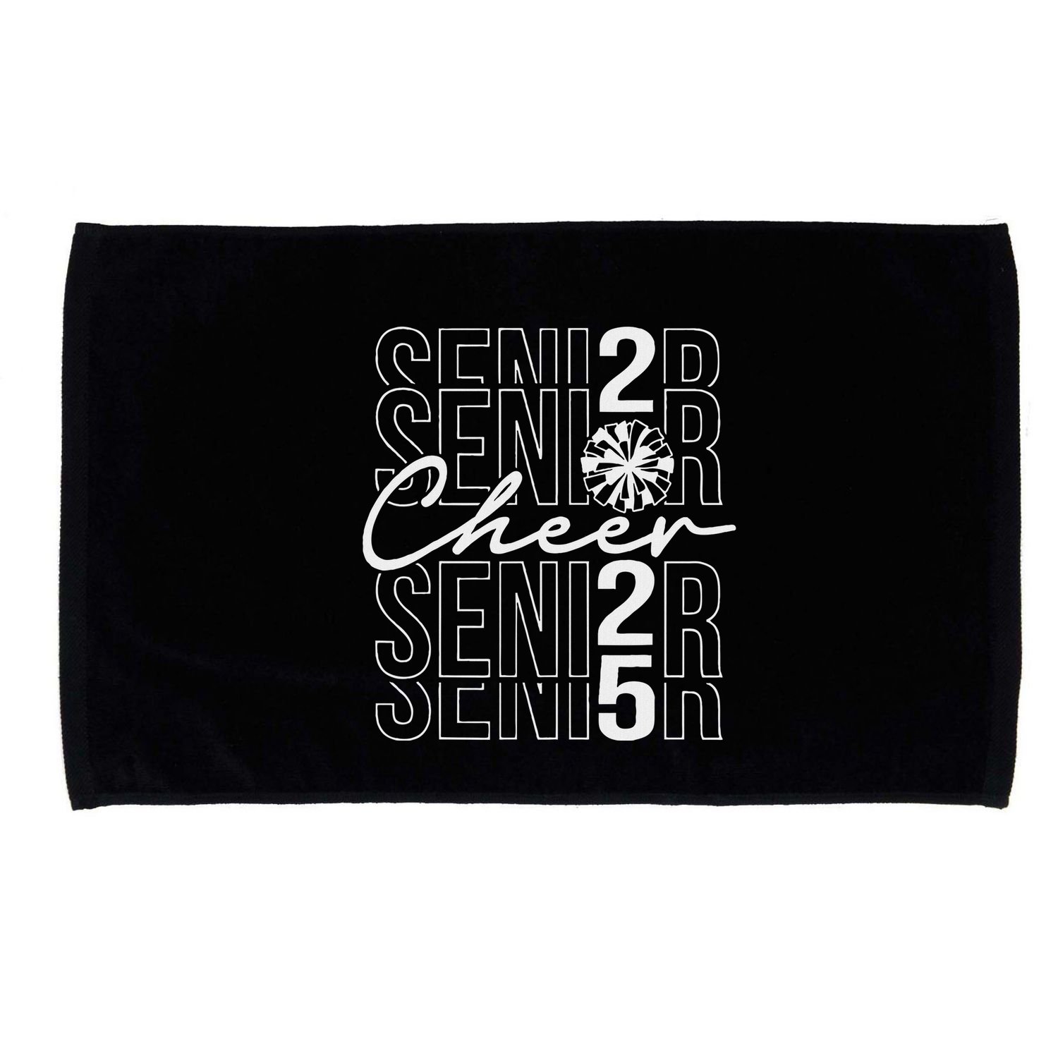 Class Of 2025 Senior Year Cheer Mom Senior 2025 Microfiber Hand Towel