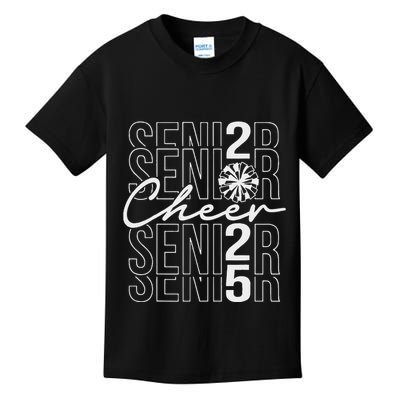 Class Of 2025 Senior Year Cheer Mom Senior 2025 Kids T-Shirt