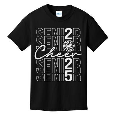 Class Of 2025 Senior Year Cheer Mom Senior 2025 Kids T-Shirt