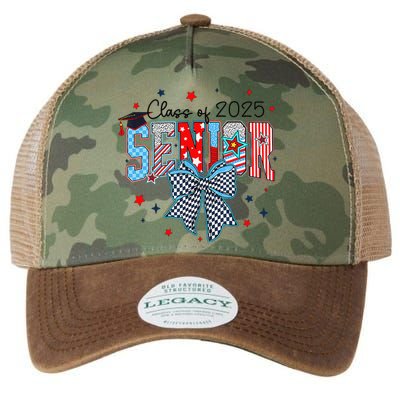 Class Of 2025 Coquette Senior 2025 Graduation Back To Legacy Tie Dye Trucker Hat