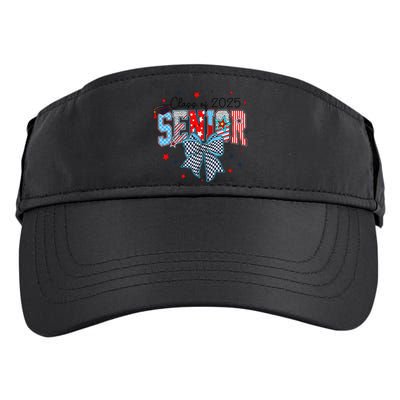 Class Of 2025 Coquette Senior 2025 Graduation Back To Adult Drive Performance Visor