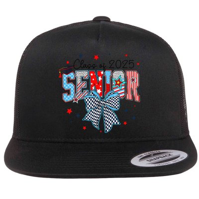 Class Of 2025 Coquette Senior 2025 Graduation Back To Flatbill Hat
